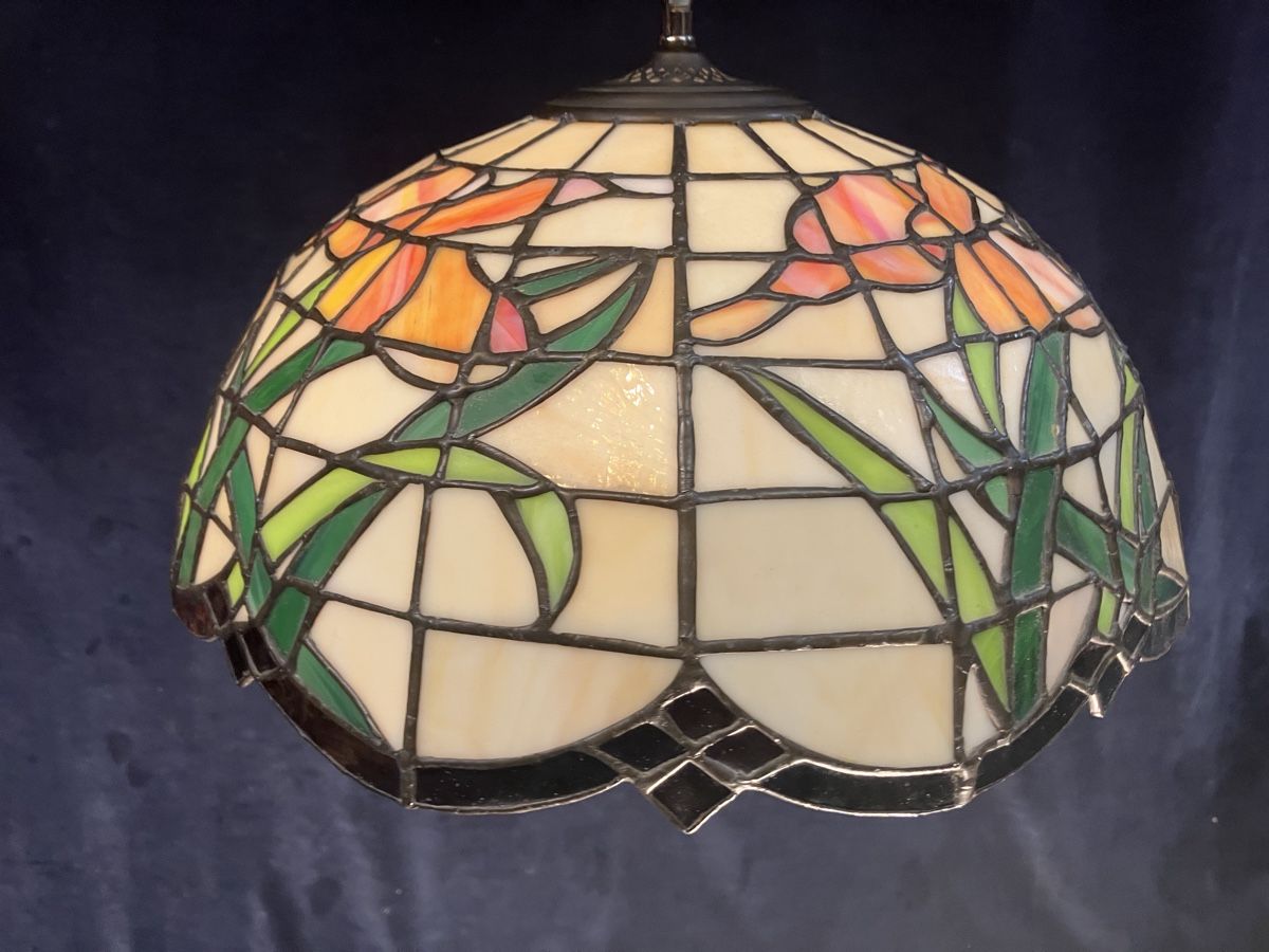 Lampadari & plafoniere: Tiffany stil Deckenlampe Top Zustand – Usato da Zürich venduto da Artnuvo 7