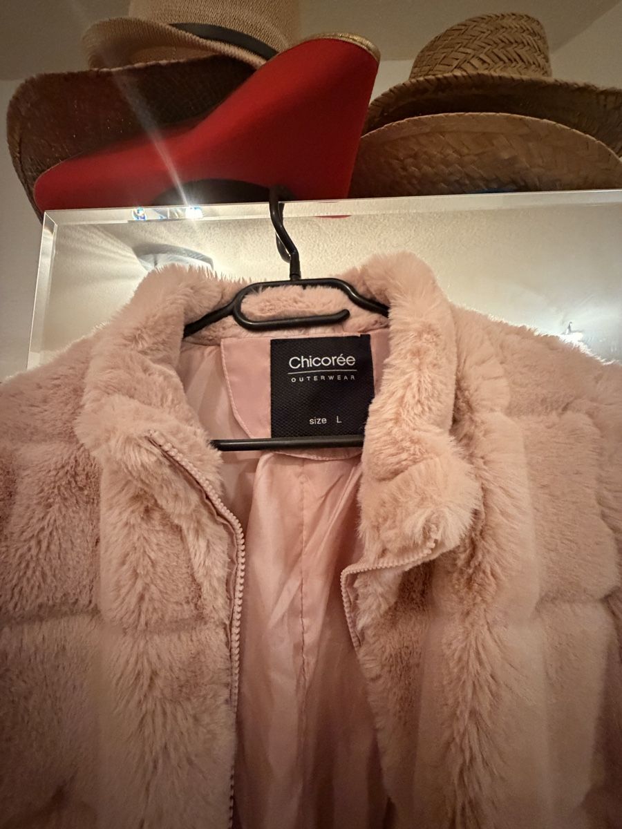 Jacken: Chicoree Kunstfell Jacke, Gr. L, Rosa – Gebraucht aus Trimbach von Schwaenchen 1
