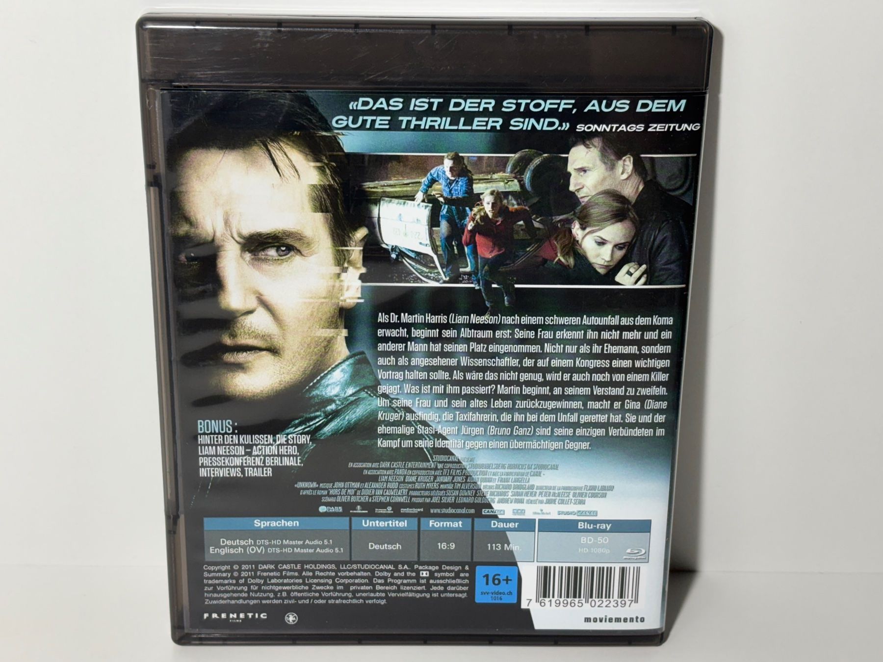Tutti i DVDs: Unknown Identity Blu Ray – Usato da Wilderswil venduto da Sstriker 1