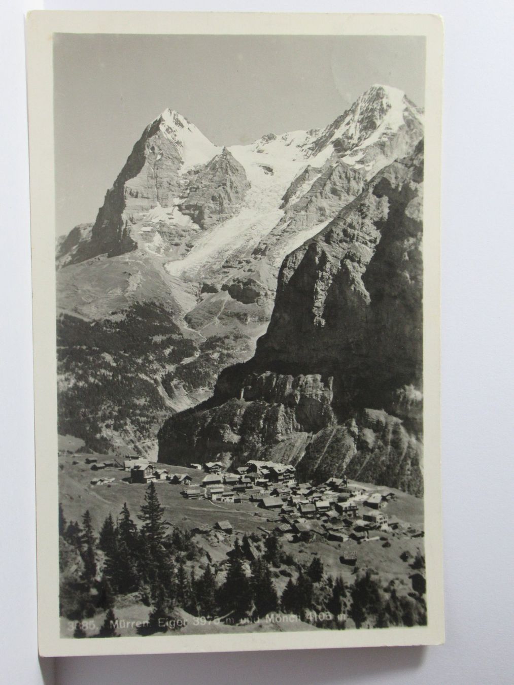 Cartoline postali: Mürren , Eiger & Mönch 1925 – Usato da Grenchen venduto da Bluemchen1900