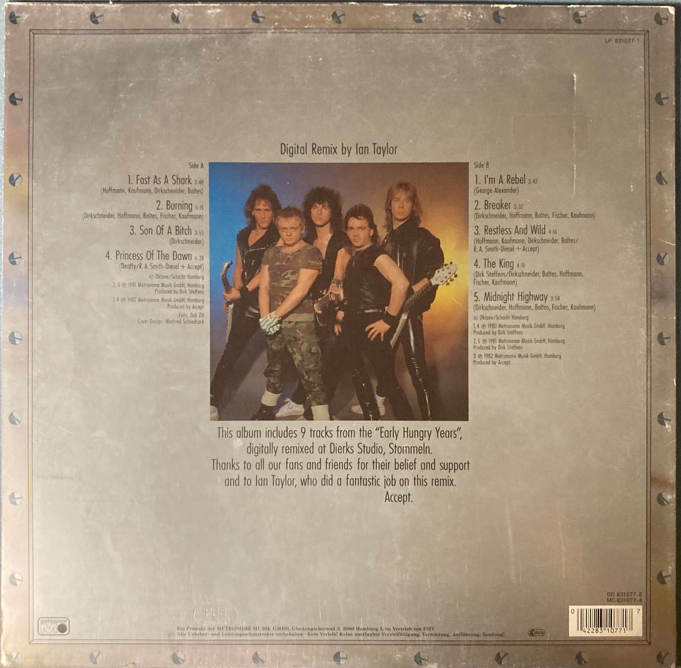 Dischi in vinile: ACCEPT - HUNGRY YEARS – Usato da Poliez-Pittet venduto da Newtown-Records 1