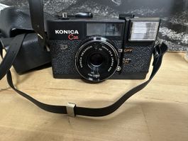 Konica C35 EF Kameraset mit Tasche