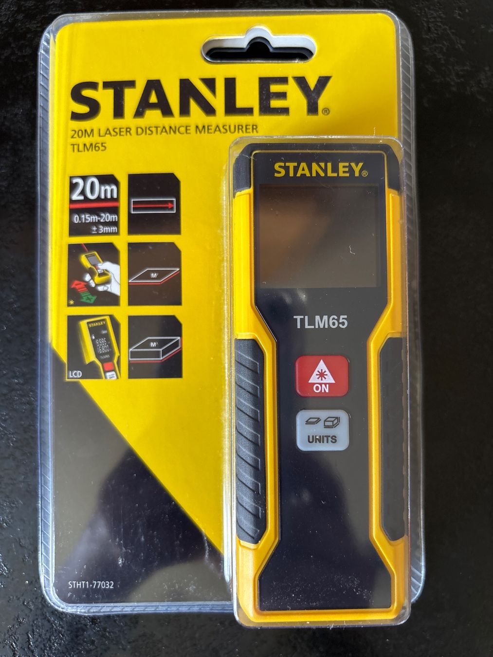 Stanley Misurare: Distanzmessgerät Stanley NEU – Nuovo e nell'imballaggio originale da Genève venduto da Livsonman