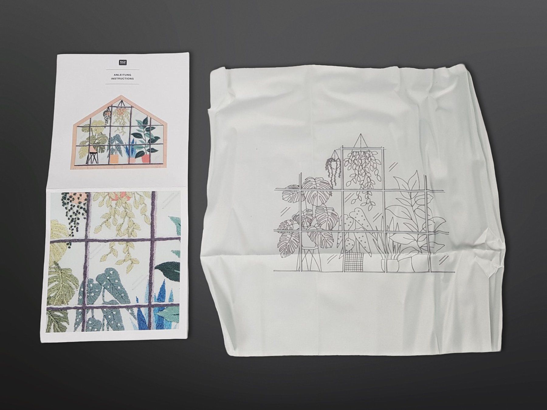 Cerchi da ricamo: RICO DESIGN Stickpackung Urban Jungle – Nuovo (secondo la descrizione) da Suhr venduto da Restwert_Suhr 2