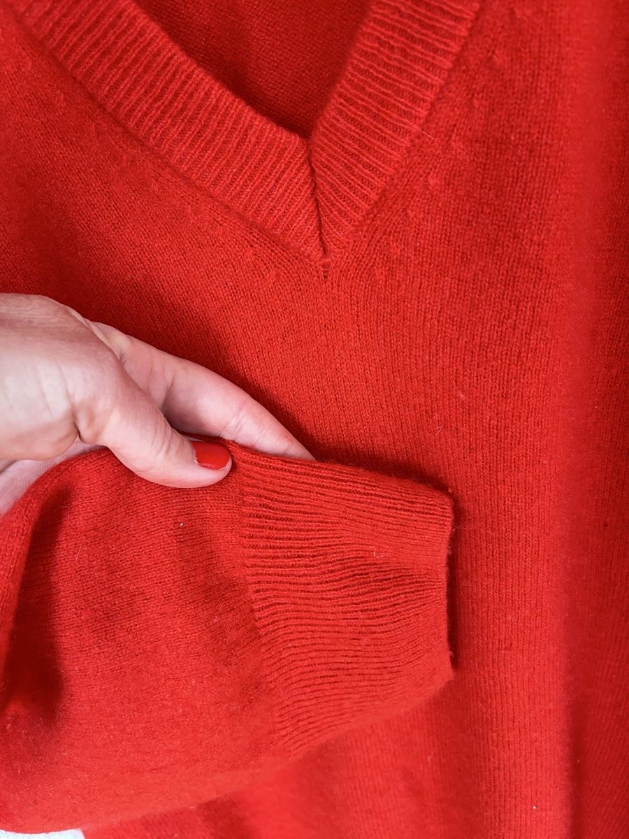 Anine Bing Maglioni & Felpe: ANINE BING Cashmere Pullover rot – Usato da Küsnacht ZH venduto da madrilena77 2