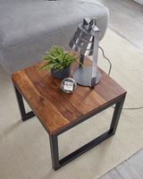 BEISTELLTISCH Industrial Massivholz Salontisch NEU SOFORT