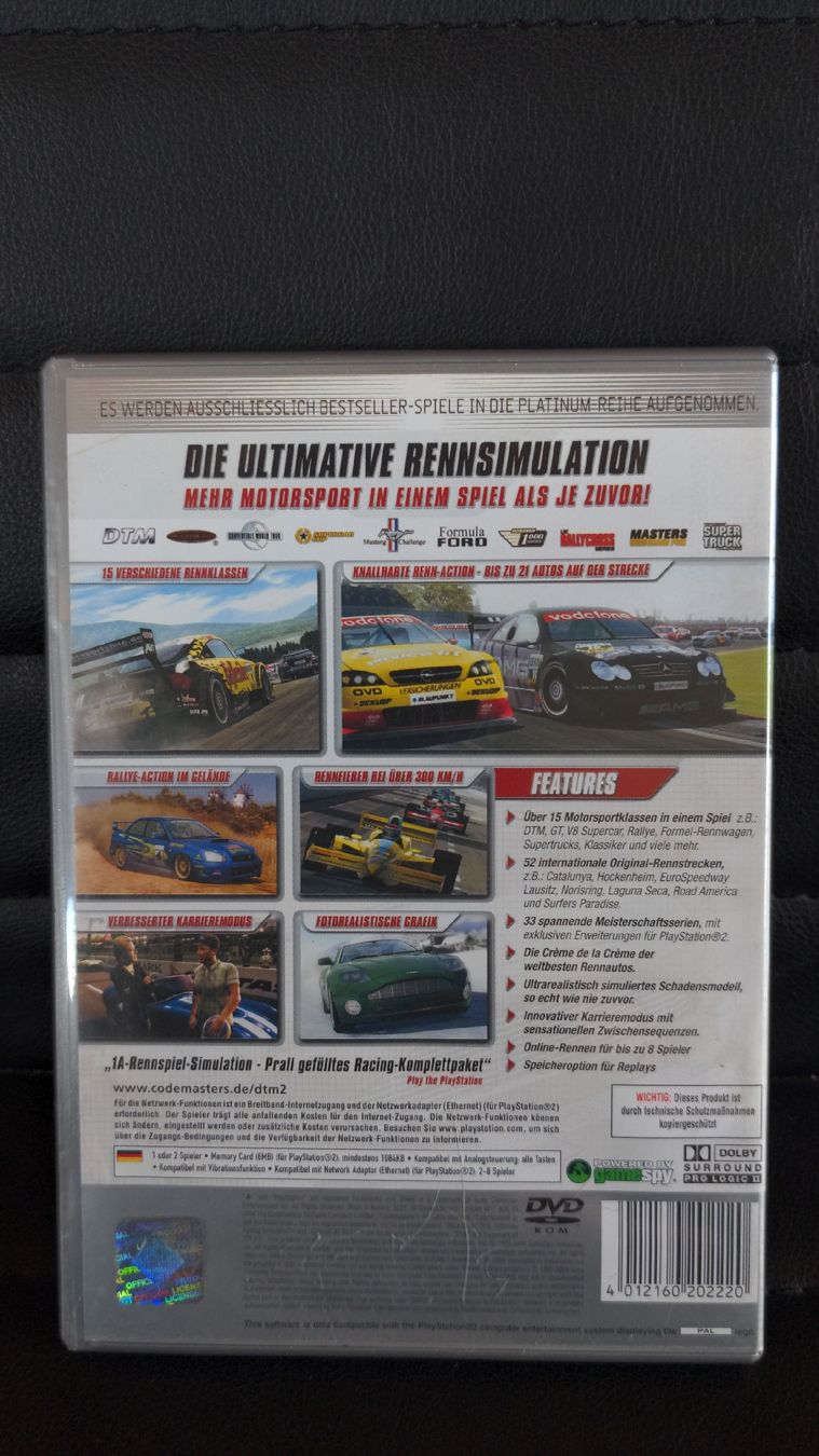 Giochi: PS2 DTM Race Driver 2 - getestet Ultimative Rennsimulation! – Usato da Niederscherli venduto da Mon_Art 1