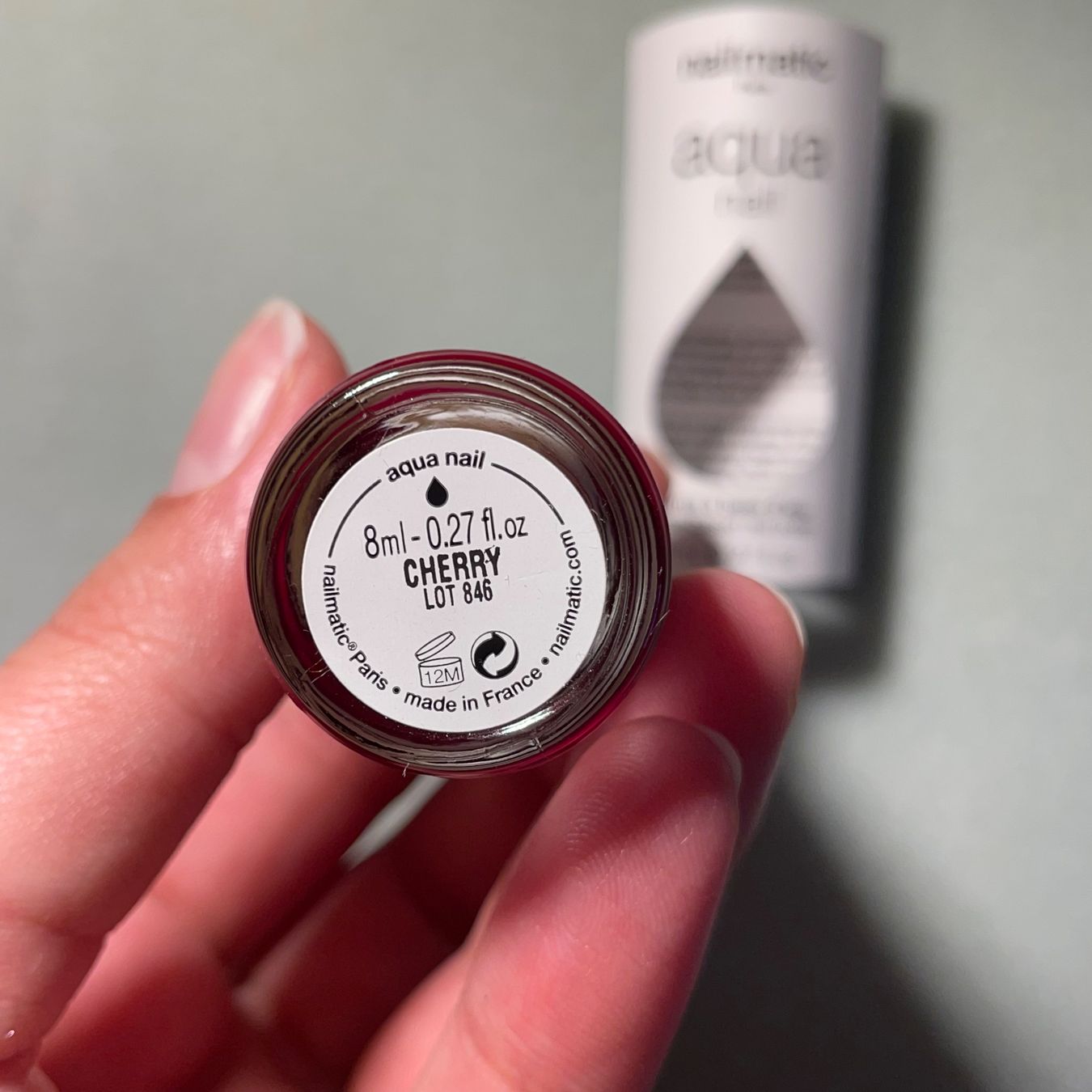 Smalto per unghie: NEU: wasserbasierter Nagellack rot aqua nail – Nuovo e nell'imballaggio originale da Bellach venduto da Lapislazuli_blues 3