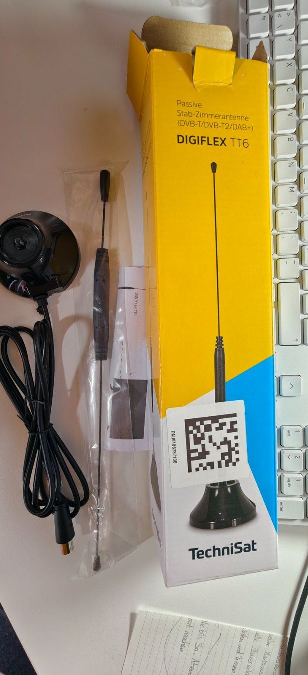 Radiocomunicazione: TechniSat DigiFlex TT6 Stabantenne, Zimmerantenne, DVB-T – Nuovo e nell'imballaggio originale da Wettingen venduto da Sheriff9