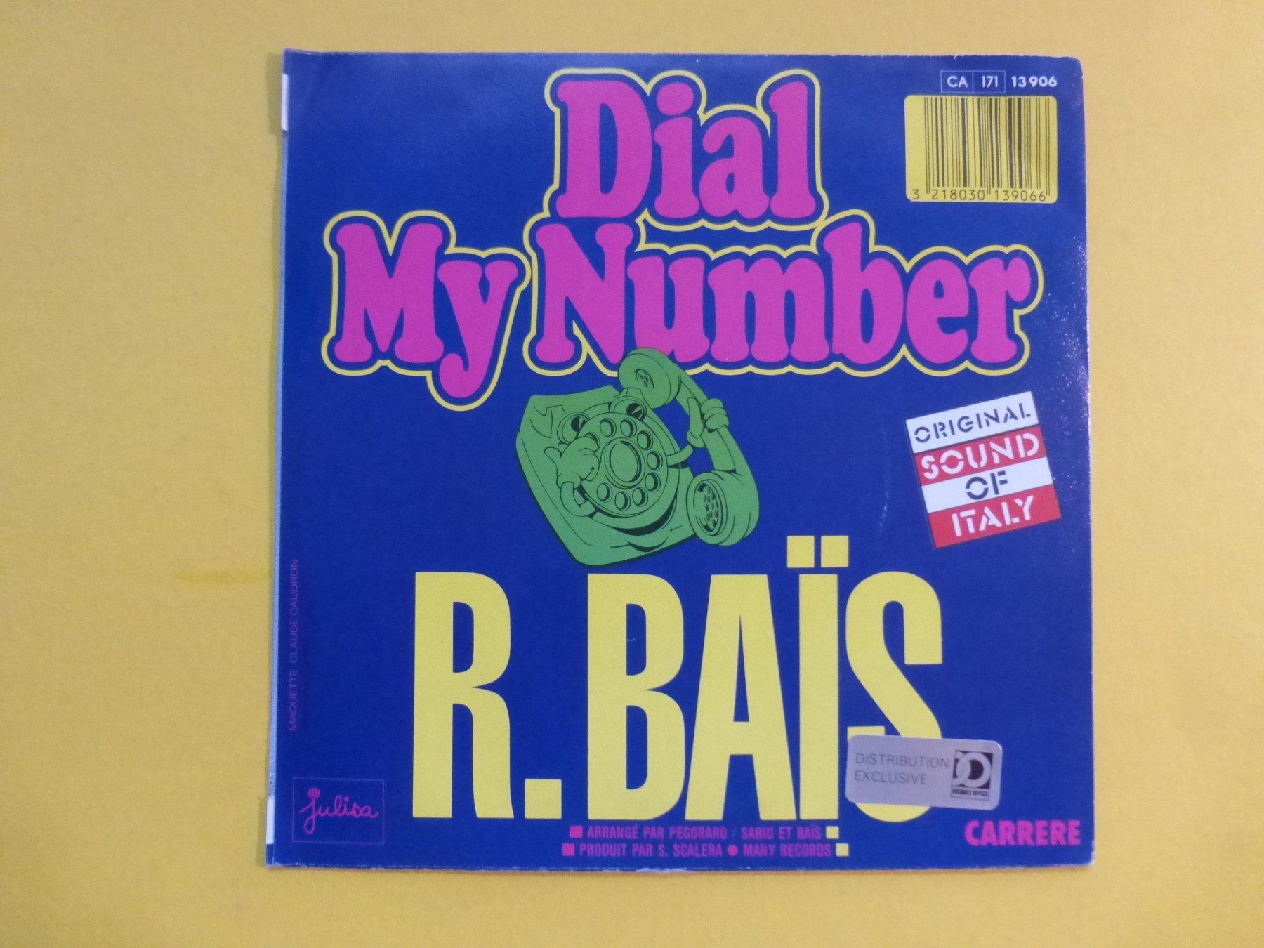 Schallplatten: R. Bais – Dial My Number – Gebraucht aus Zürich von Swiss57 1