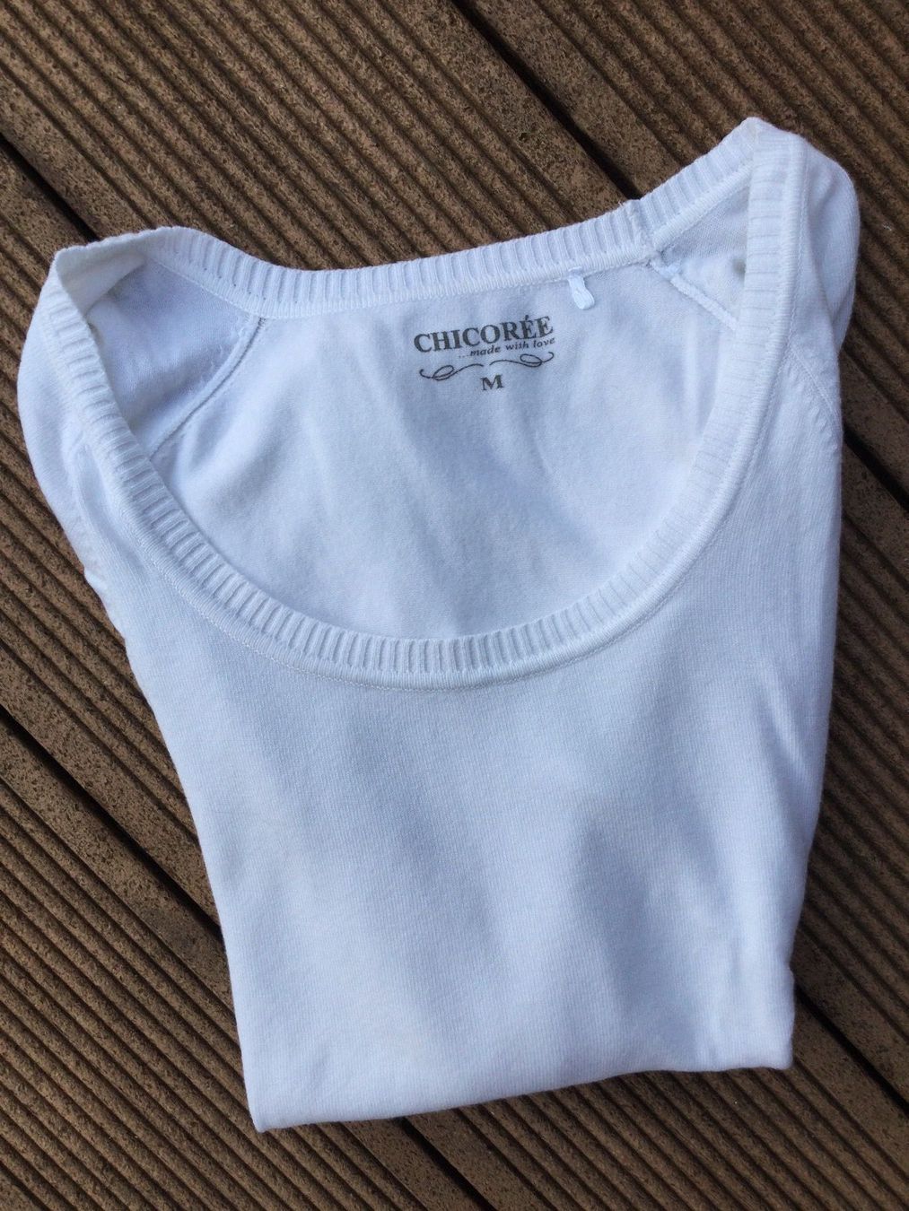 Maglioni & Felpe: Pull blanc marque CHICOREE, taille M – Nuovo (secondo la descrizione) da Agiez venduto da chouchanelle 5