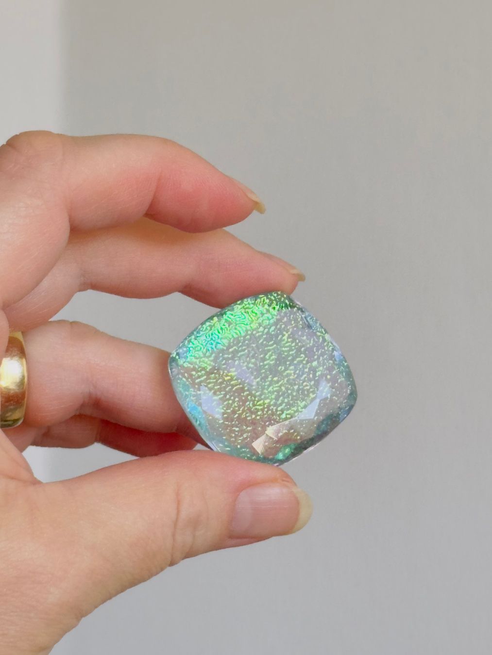 Pietre preziose: Certified 100.40Ct Lab. Monarch Doublet fire opal – Nuovo e nell'imballaggio originale da Genève venduto da AWWA 3