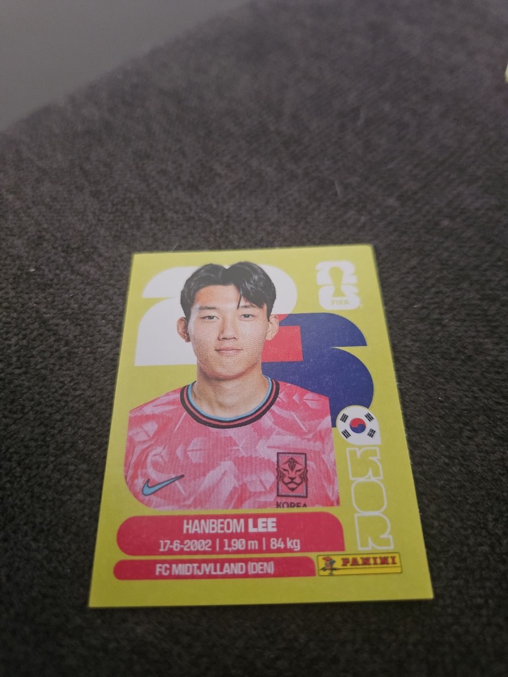 Panini Carte collezionabili: PANINI WM 2026 KOR 7 – Nuovo (secondo la descrizione) da Genève venduto da jerdinho1209