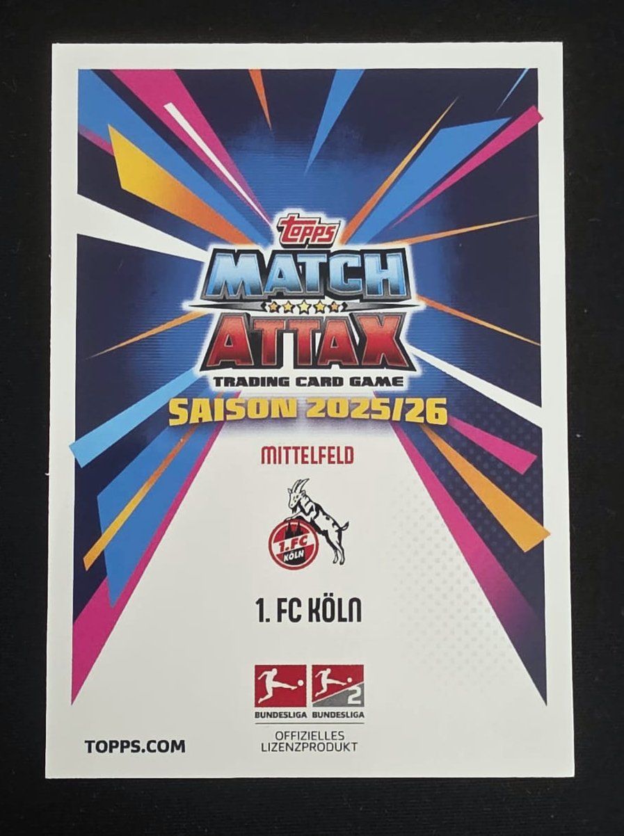 Topps Sammelbilder & Trading cards: Eric Martel - Topps Match Attax 2025/2026 – Gebraucht aus Zürich von Zetto 1