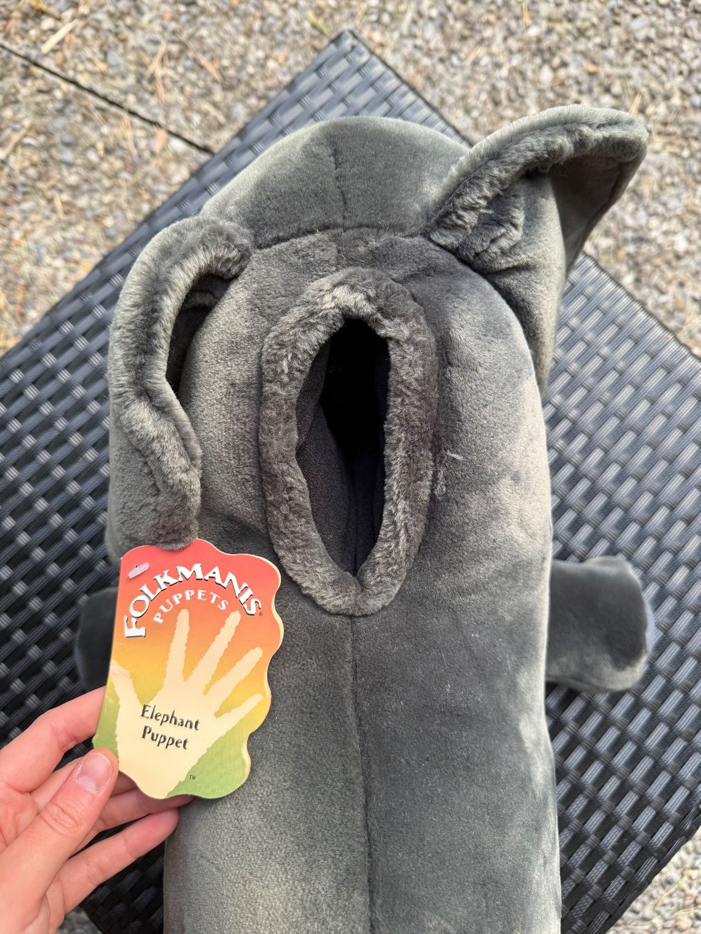 Puppen: Folkmanis Handpuppe Elefant – Neu (gemäss Beschreibung) aus Unterseen von delago54 3