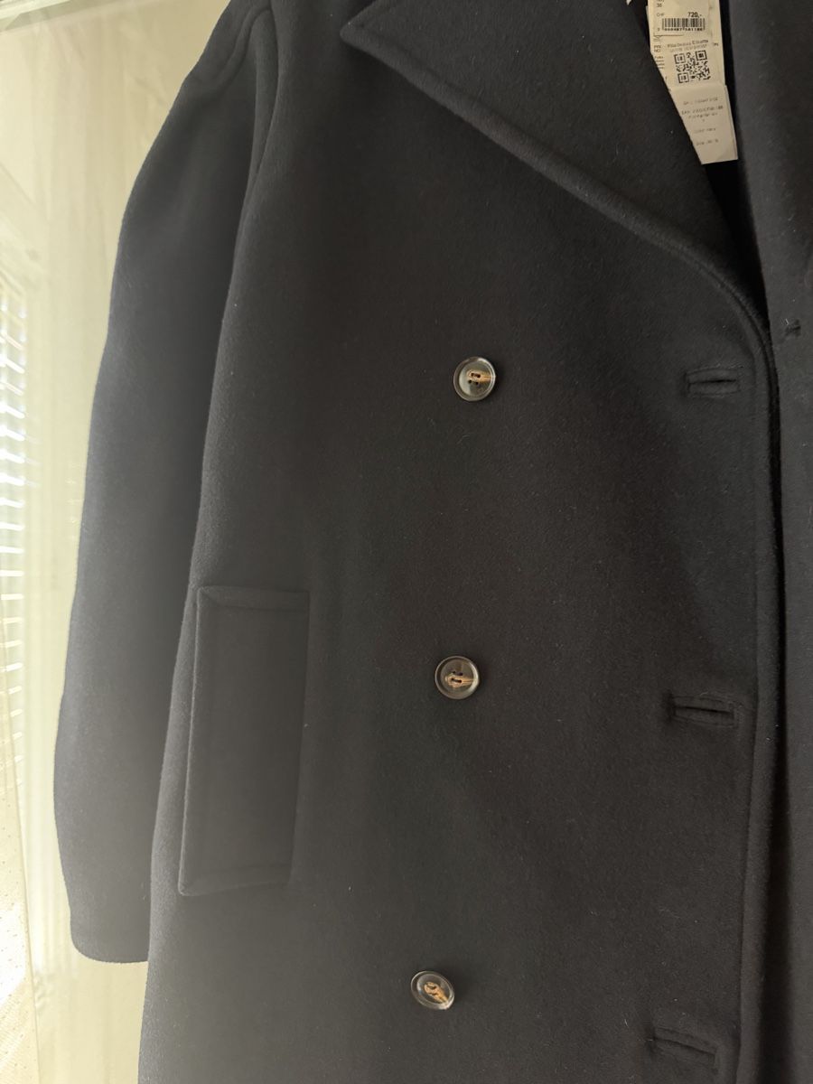 Ganni Cappotti: GANNI Mantel Peacoat Wool NEW – Nuovo e nell'imballaggio originale da Basel venduto da Dencag 7