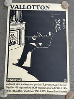 Ausstellungsplakat Serigraphie FÉLIX VALLOTTON Genf 1979 