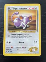 Pokemon Lt. Surge‘s Rattata 82/132 Gym