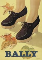 Bally Plakat von Hans Aeschbach von	1942