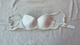 Soutien-gorge gorge en dentelle blanc, taille 75-80B