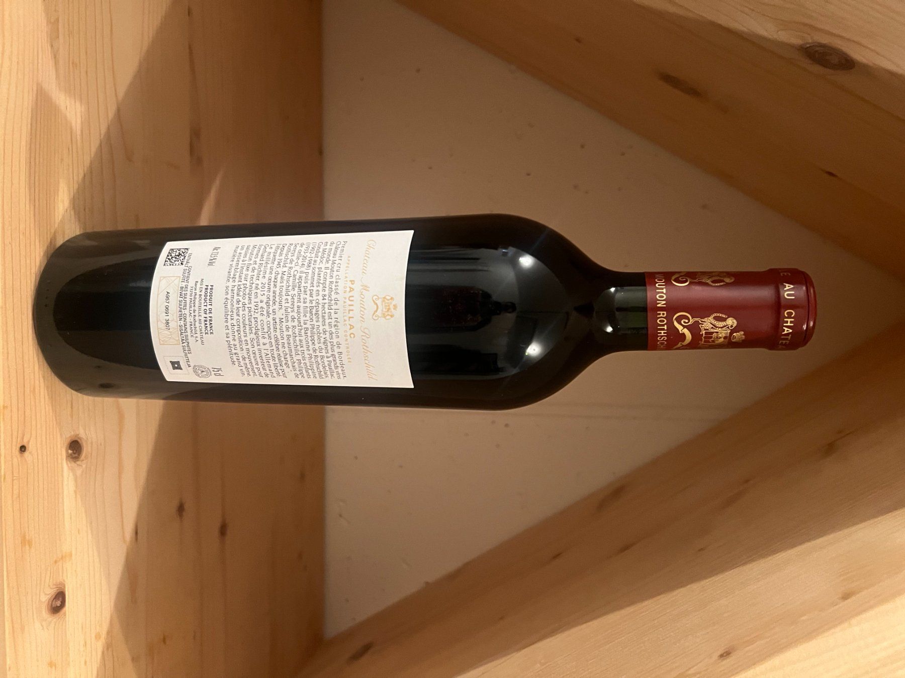 Mouton Rothschild Wein: Mouton Rothschild 2015 75cl – Neu und originalverpackt aus Füllinsdorf von Schmeudou 1