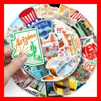 USA Wahrzeichen Bundesstaaten Las Vegas 50 tlg Stickerset