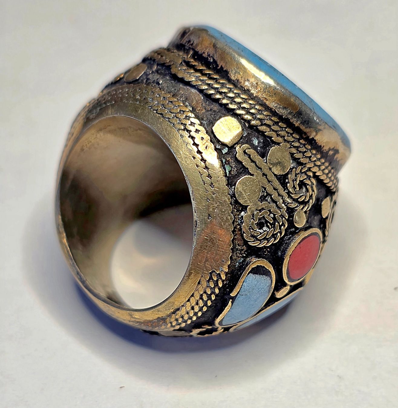 Anelli: Türkis Fingerring – Nuovo (secondo la descrizione) da Zürich venduto da benedikt12 3