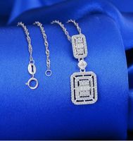 925 Silber Halskette Luxus vergoldet kostenlose Versand