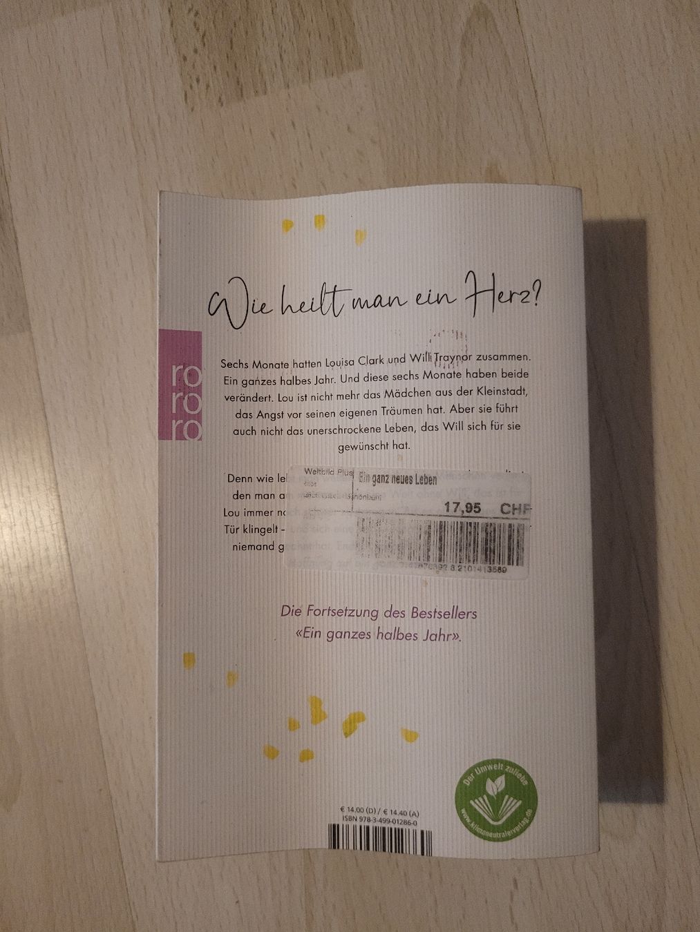 Bücher: jojo Moyes ein ganz neues Leben – Gebraucht aus Perlen von Safari_23 1