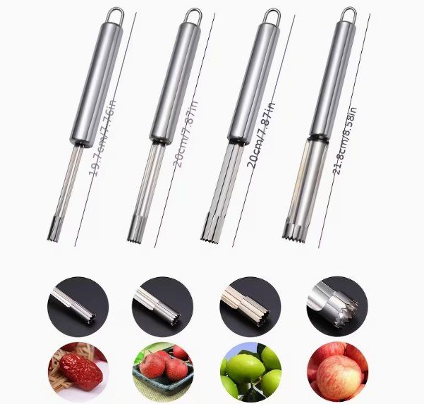 Elettrodomestici da cucina: Obst Entkerner Set 4 teilig – Nuovo e nell'imballaggio originale da Dintikon venduto da Vexi 1
