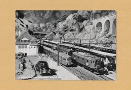 Historische AK Modell-Eisenbahn Grossanlage Zürich b. Zoo