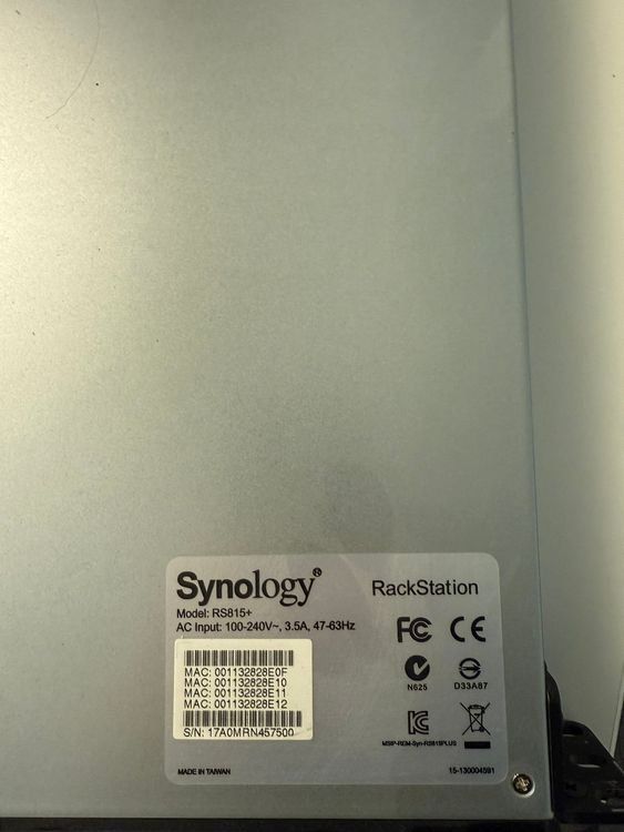 Synology Server: Synology RS815+ - Defectueux – Difettoso da Fribourg venduto da baltenspda 2