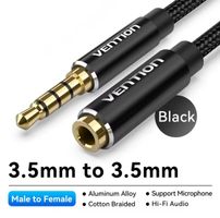 Vention 3.5mm Audio Kabel, Stecker Buchse, Aux 0,5 m 50 cm