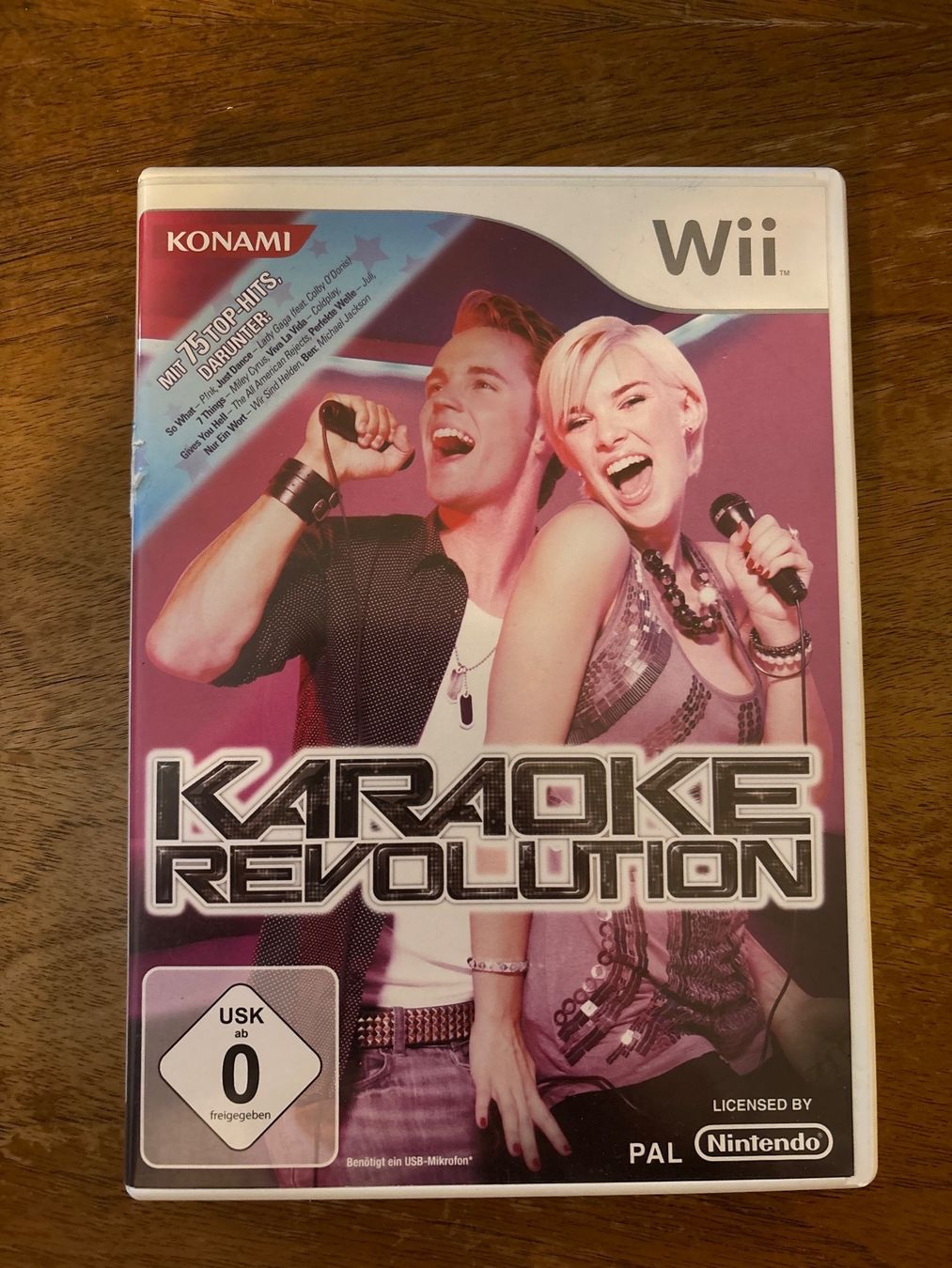Nintendo Giochi: KARAOKE REVOLUTION - NINTENDO WII – Usato da Zürich venduto da hiddentreasures_zh