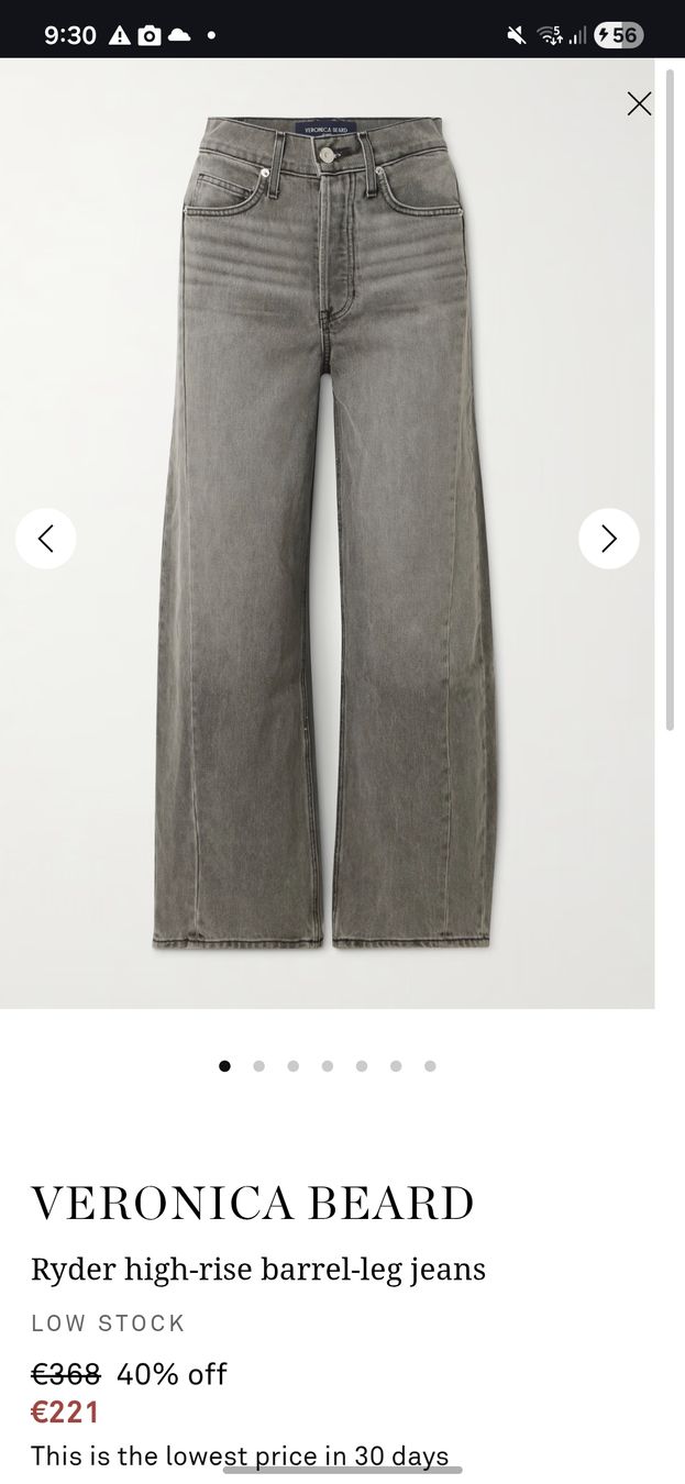 Jeans: veronica beard grey barrel jeans, 30, like new – Usato da Zürich venduto da Enila1977 3