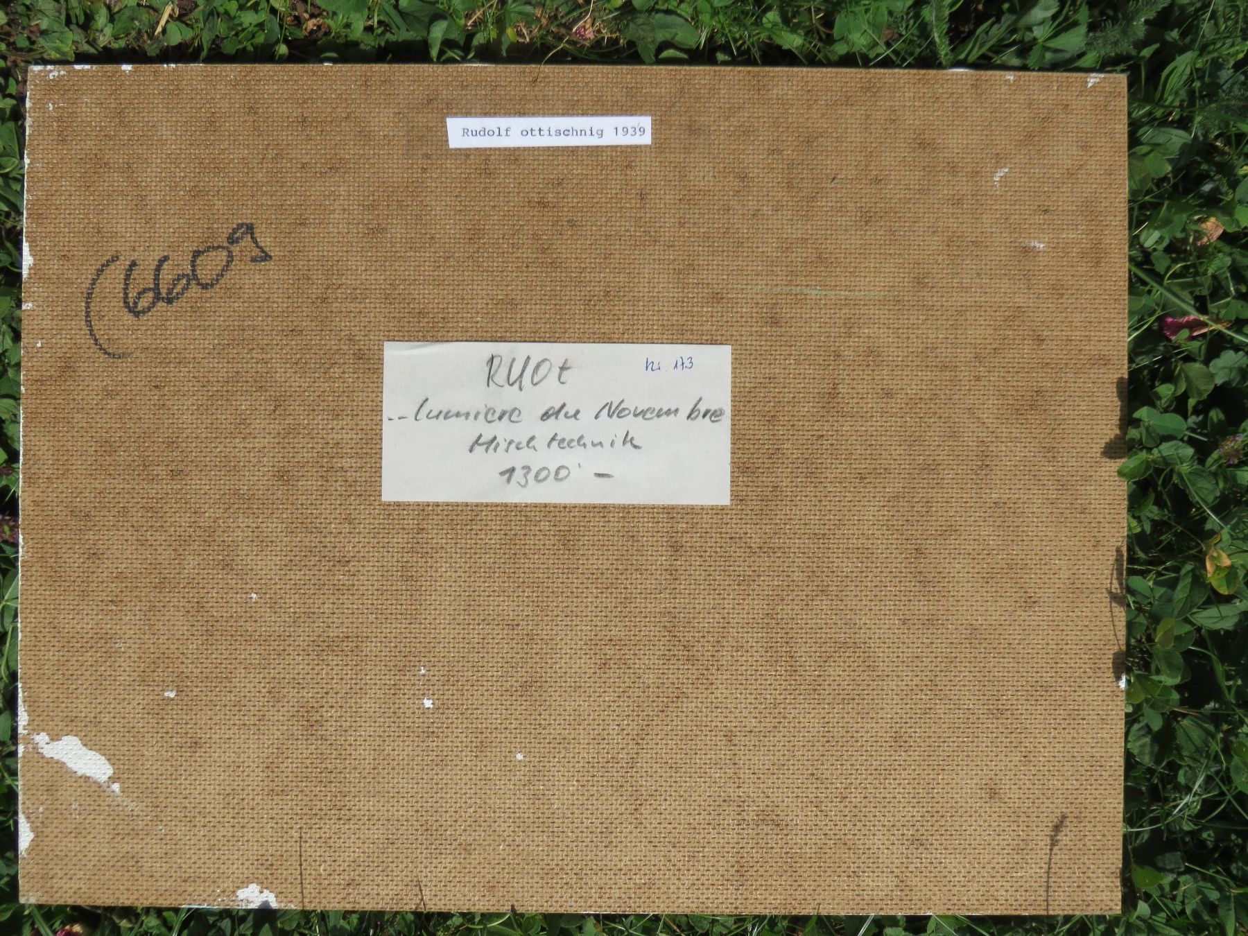 Gemälde: Rudolf Ottischnig "RUOT" 1939 Original – Gebraucht aus Bad Ragaz von FutureZ 5