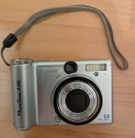 Canon Power Shot A95 Digitalkamera mit Zubehör.