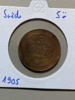 Suède - 5 Öre - 1905