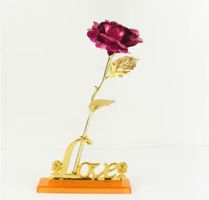 Rose aus Kunststoff + Love (Perfekt für Geschenke)