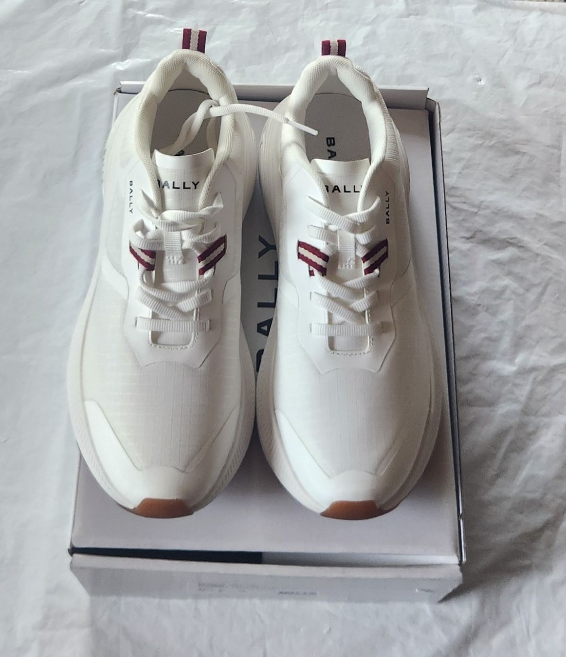 Bally Scarpe da uomo: Bally Running-Tec BALLYRED/OPTICALWH 43 Neu  – Nuovo (secondo la descrizione) da Niedergösgen venduto da Eva2410 1