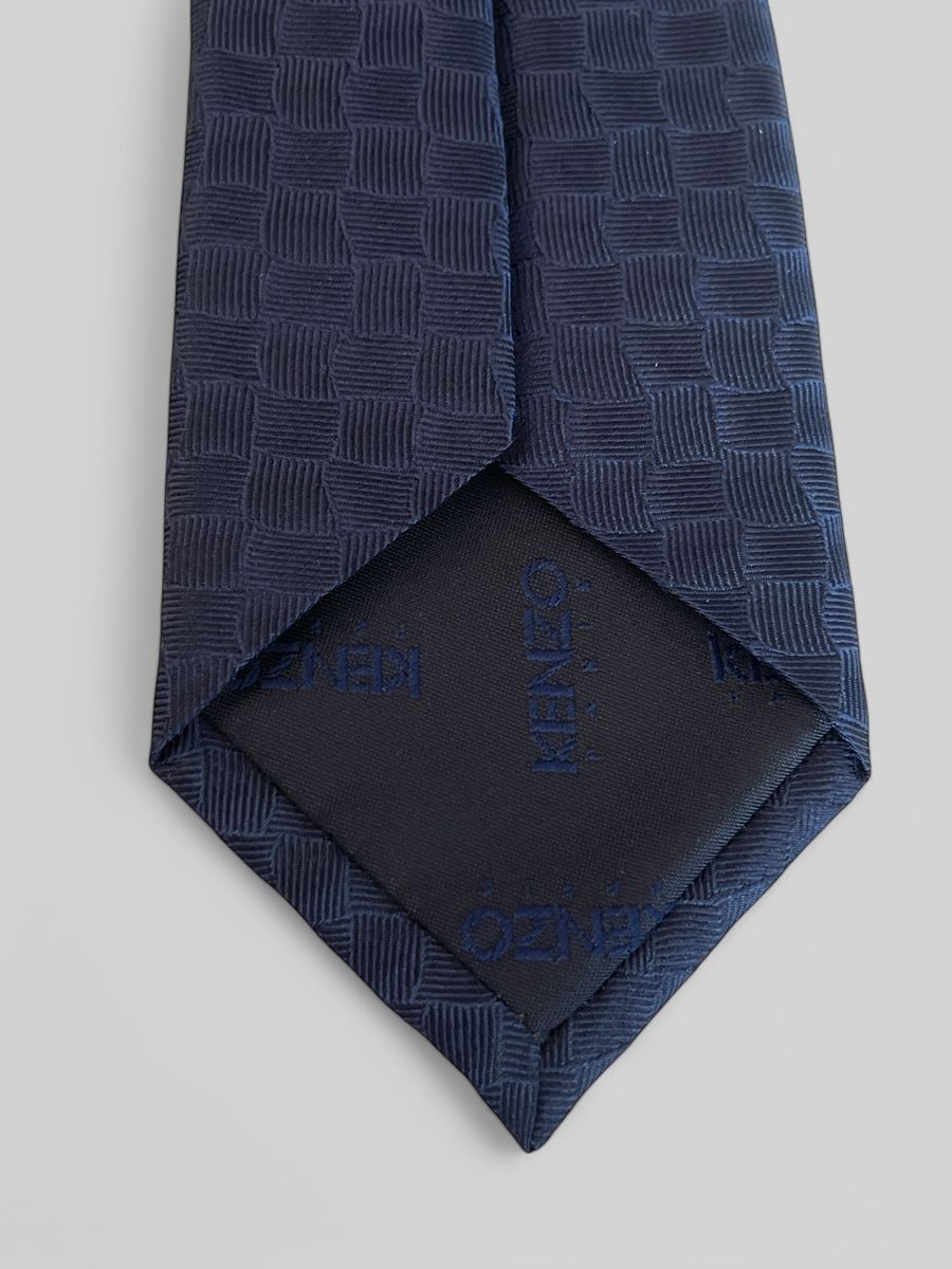 Kenzo Cravatte: KENZO PARIS Krawatte | Schmal & Modern | 100% Seide | Blau – Usato da Zürich venduto da Recode.Fashion 7