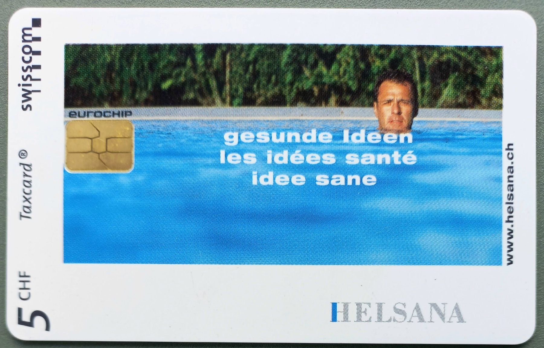 Swisscom Schede telefoniche: Taxcard - Helsana - CH – Usato da Niederuzwil venduto da lubimaja