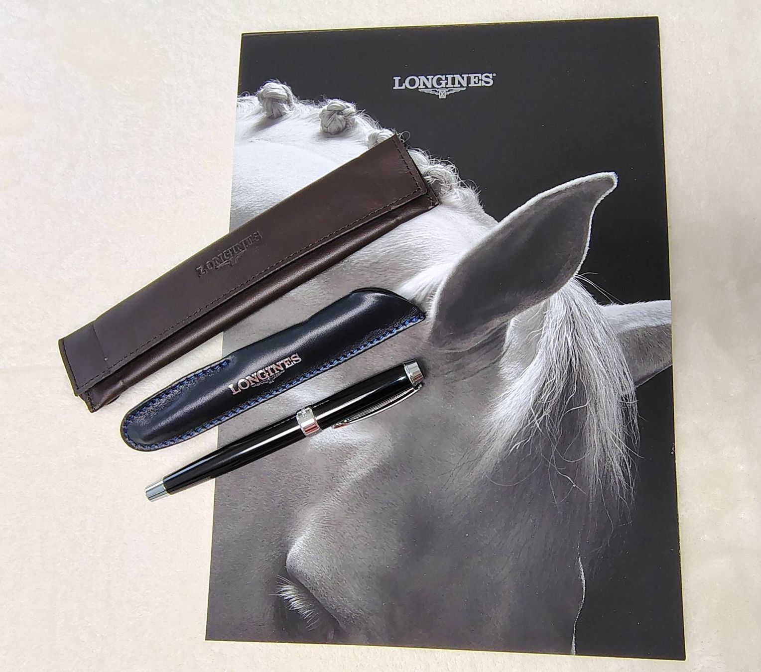 Penna & Evidenziatori: Longines, stylo et bloc-notes équestre – Nuovo (secondo la descrizione) da Péry venduto da Sodubavallon