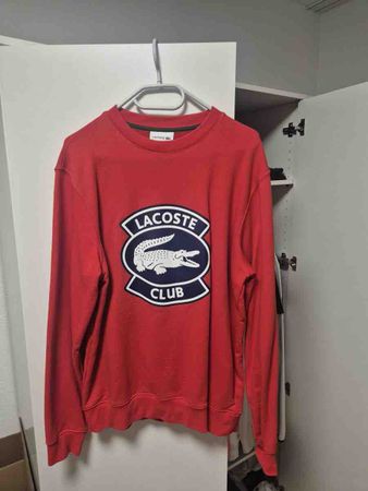 Lacoste Herren Pullover in Rot Grösse M neuwertig