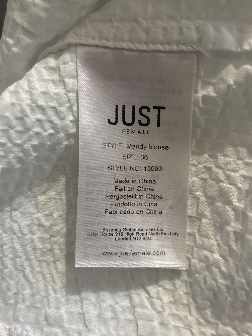 Camicette: JUST FEMALE "MANDY BLOUSE" Bluse mit Blumenmuster Gr. 36 – Usato da Zürich venduto da missmodernage 6