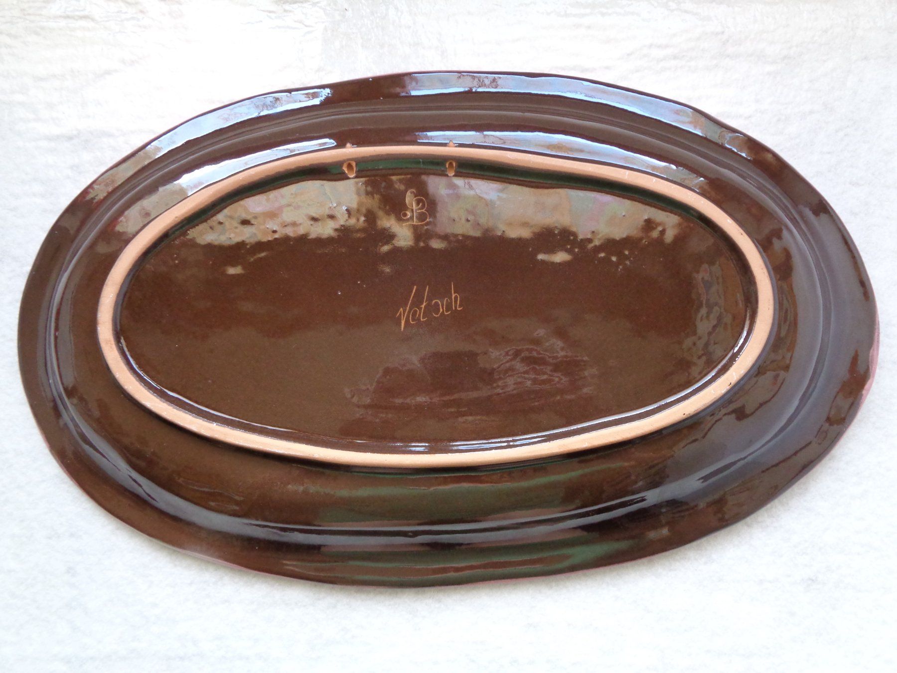 Dipinti: GROSSE APPENZELLER PLATTE VETSCH 42 x 26 – Usato da Henggart venduto da linda666 2