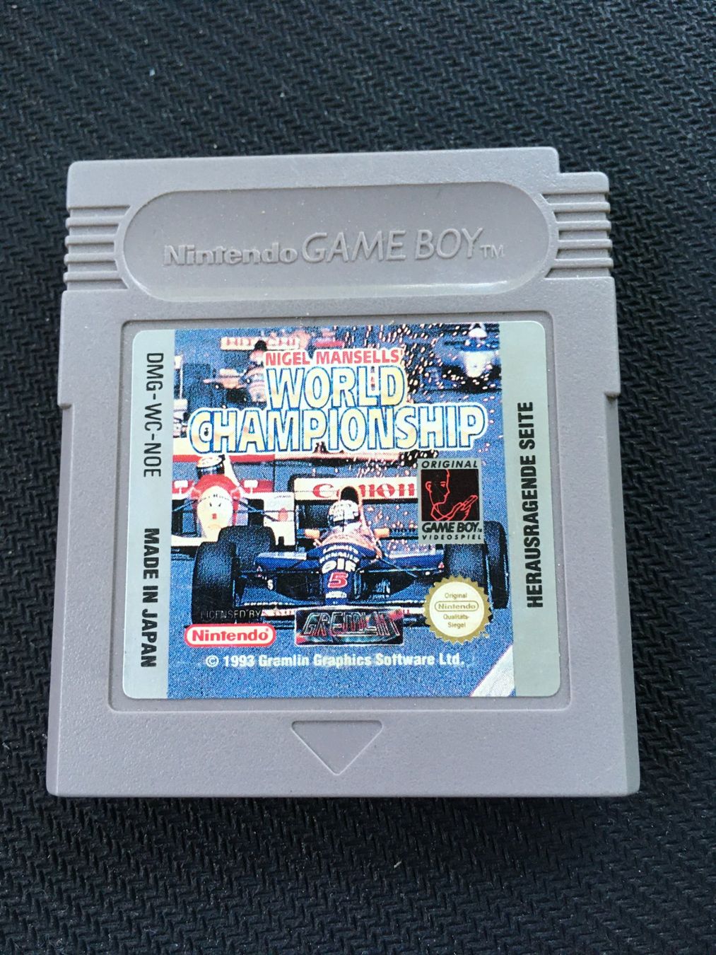 Nintendo Giochi: Nigel Mansell's World Championship - Gameboy – Usato da St.Gallen venduto da MedienJoe