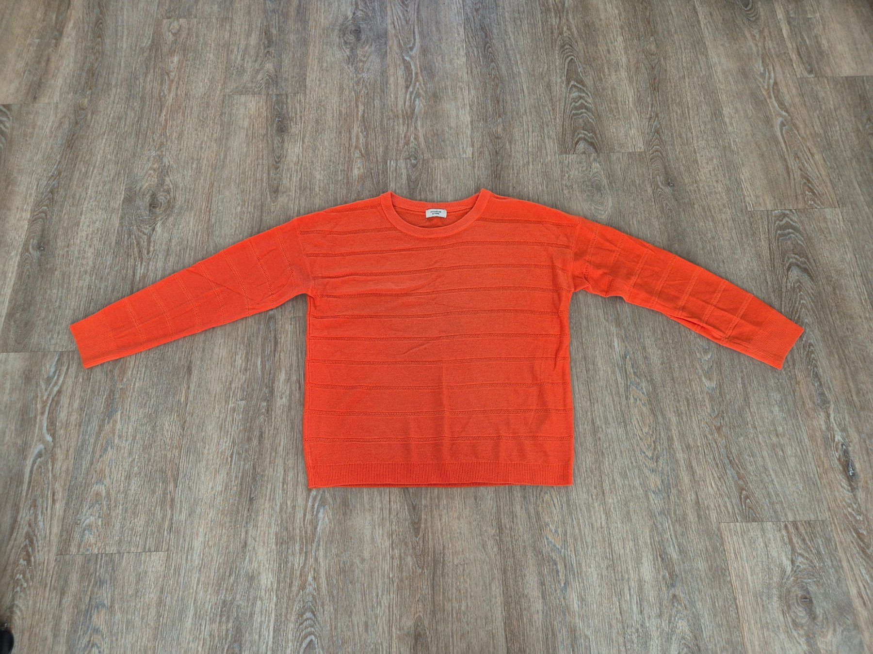 Maglioni & Felpe: Jacqueline de Yong Pullover, Orange, Grösse L, Top! – Usato da Stein am Rhein venduto da Lav1