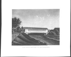 Adliswil Brücke Aquatinta 1870