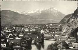INTERLAKEN und Unterseen - Aare u. Niesen